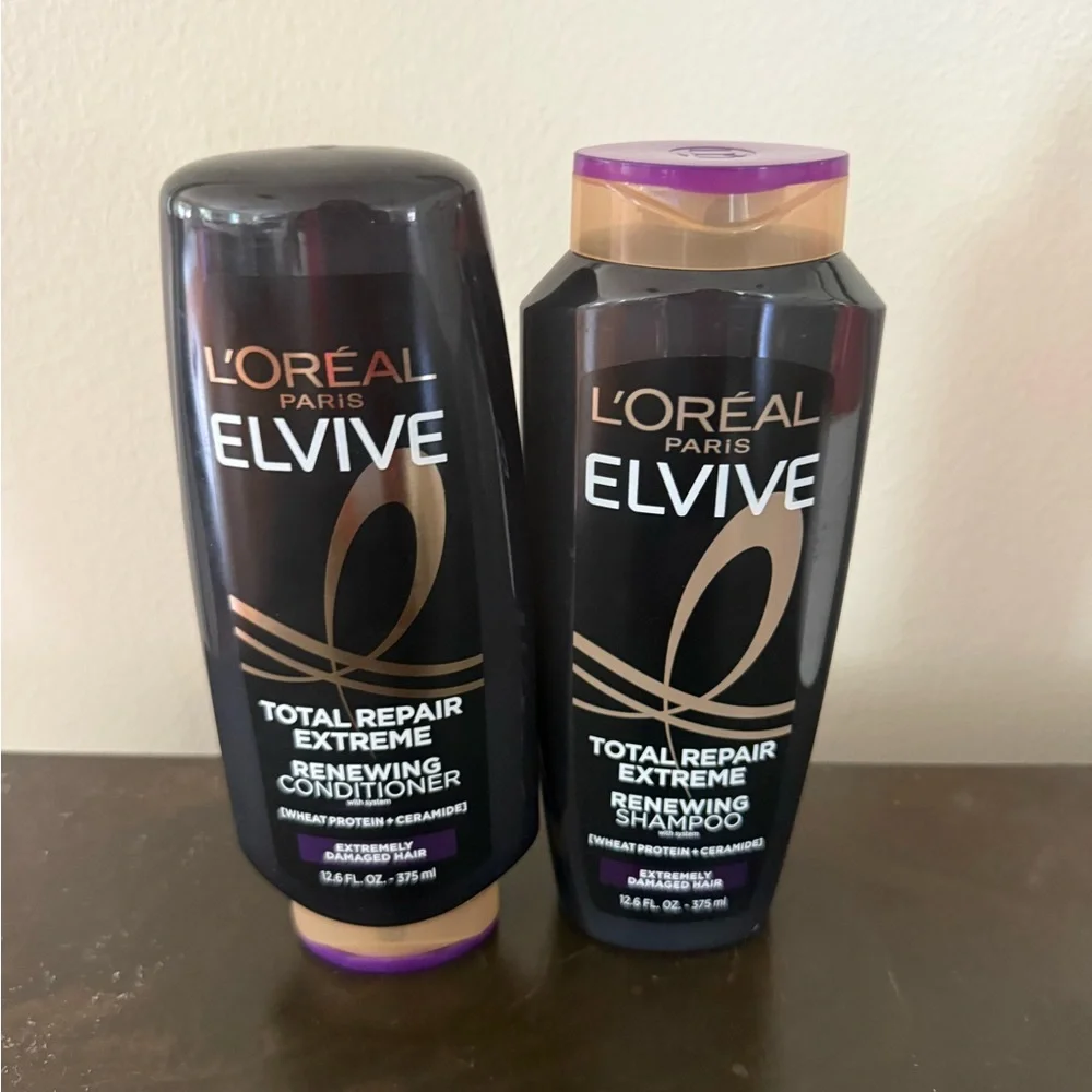 NWT L'Oreal Elvive Total Repair Extreme Shampoo and Conditioner